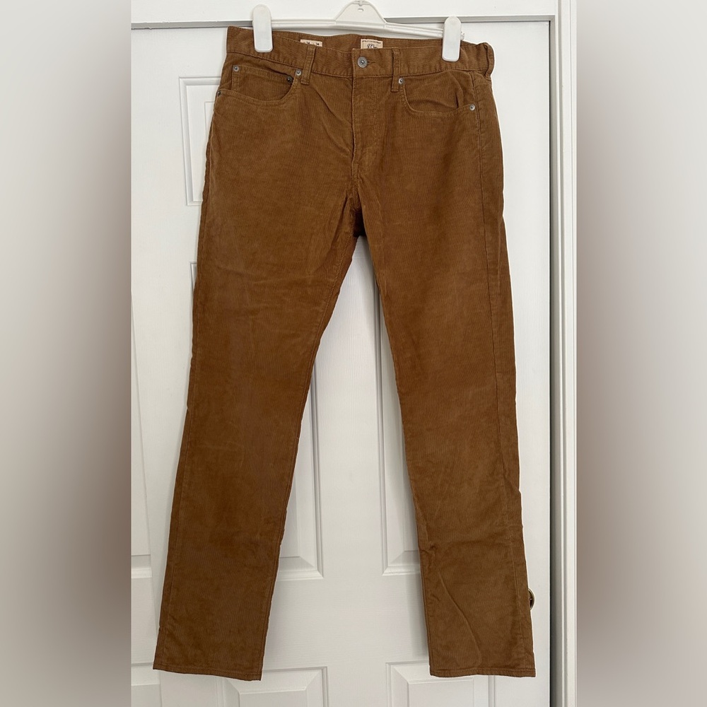 Men's J Crew Brown Corduroy Pants